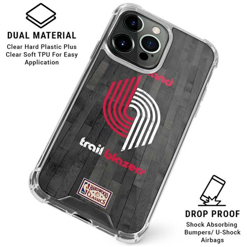 NBA Portland Trail Blazers Hardwood Classics iPhone 16 Pro Clear Case